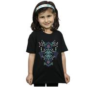 Mary Poppins Floral Collage Cotton T-Shirt Disney Black 7-8 Years