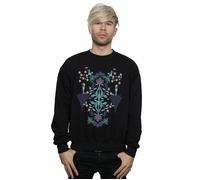 Mary Poppins Floral Collage Sweatshirt Disney Black XL