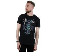 Mary Poppins Floral Collage T-Shirt Disney Black XXL