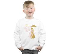 Mary Poppins Floral Silhouette Sweatshirt Disney White 7-8 Years
