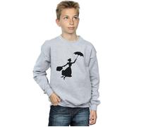 Mary Poppins Flying Silhouette Sweatshirt Disney Grey 12-13 Years