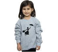 Mary Poppins Flying Silhouette Sweatshirt Disney Grey 5-6 Years