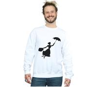 Mary Poppins Flying Silhouette Sweatshirt Disney White 5XL