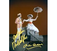 Mary Poppins - Julie Andrews & Dick Van Dyke Signed Autographed A4 Photo Print 1