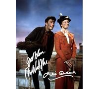 Mary Poppins - Julie Andrews & Dick Van Dyke Signed Autographed A4 Photo Print 2