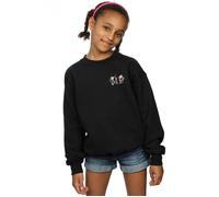 Mary Poppins Letter Breast Print Sweatshirt Disney Black 5-6 Years