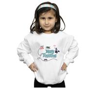 Mary Poppins Logo Sweatshirt Disney White 7-8 Years