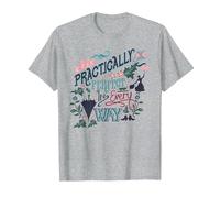 Mary Poppins Practically Perfect T-Shirt, Men, Heather Grey, 6X-Large