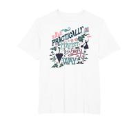 Mary Poppins Practically Perfect T-Shirt, Men's Big and Tall, White, 4X Tall