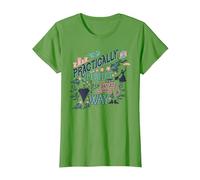 Mary Poppins Practically Perfect T-Shirt, Women, Grass Green, Large