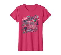 Mary Poppins Practically Perfect T-Shirt, Women, Red Heather, Small