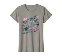 Mary Poppins Practically Perfect T-Shirt, Women, Slate Grey, 3X-Large