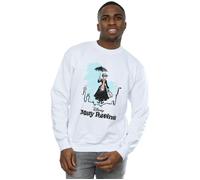 Mary Poppins Rooftop Landing Colour Sweatshirt Disney White XXXL