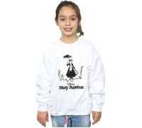 Mary Poppins Rooftop Landing Sweatshirt Disney White 5-6 Years