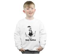 Mary Poppins Rooftop Landing Sweatshirt Disney White 7-8 Years