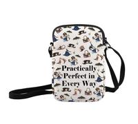 Mary Quote Crossbody Bag Practically Perfect in Every Way Movie Inspired Gift Movie Lover Gift (Mary Quote Crossbody Bag)
