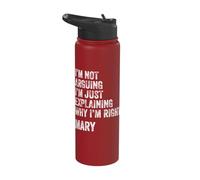 Mary Quote Funny Birthday Custom Name Idea Engineer Stainless Steel Insulated Water Bottle