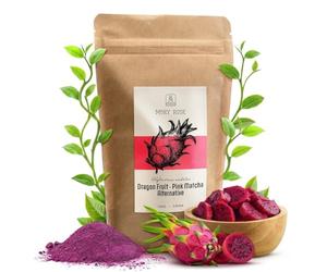 Mary Rose Pink Matcha Dragon Fruit Powder 100g - 100% Freeze-Dried Pitaya Powder | Natural Pink Matcha for Lattes, Smoothies & Desserts | Vibrant Colour & Exotic Sweet Taste