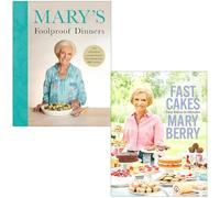 Mary’s Foolproof Dinners & Fast Cakes Easy Bakes in Minutes By Mary Berry 2 Books Collection Set