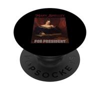 Mary Shelley gothic writer Frankenstein feminism humor PopSockets Adhesive PopGrip