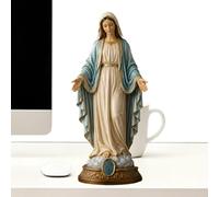 Mary Statue - 20cm Religious Holy Blessed Figure, Virgin Mary Decor, Prayer