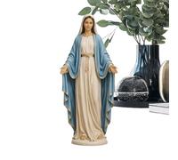Mary Statue Catholic - Catholic Religious Sculpture | Blessed Mother Figurine - for Church Cathedral Shrine Altar Prayer Room Study Home