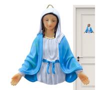 Mary Statue Magnet | Religious Fridge Magnet - Catholic Icon Fridge Magnet, Catholic Refrigerator Ornament Mary Fridge Magnet with Hook