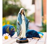 Mary Statue | Mother Statue | Polyresin Craft Statue | Colored Our Lady Of Grace Figurine | | Catholic Religious Gifts | 8.8"