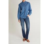 Mary Straight Mid Rise Jeans Authentic Royal Blue