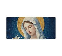 Mary with Lilies Mouse Mat Pad Desk Mat Office Accessories 40x90cm