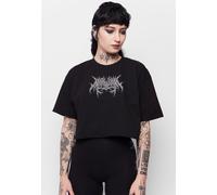 Mary Wyatt - Requiem Cut Off Black - Top - black - XL - 100% Cotton XL