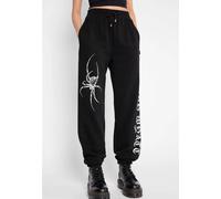 Mary Wyatt - Spinnerette Black - Sweat Pants - black - L - 85% Cotton, 15% Polyester,Sweat L