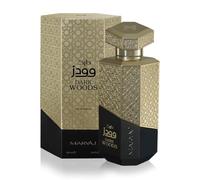 Maryaj Dark Woods 100ml Eau De Parfum Patchouli perfume - Blend of Spicy Citrus and Floral Woody Perfumes for Women - Jasmine patchouli lily of valley caramel saffron - Oud for Greatness