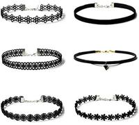 Maryear Tattoo Choker Necklace 3 Set /18 Pcs Necklaces Black Velvet Choker Classic Gothic Tattoo Lace Chokers Personality Fashion Jewelry Best Gifts For Women