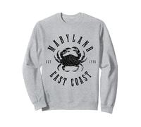 Maryland Blue Crab Crabbing East Coast Pride Vintage Sweatshirt