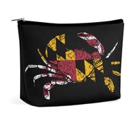 Maryland Chesapeake Bay Blue Crabs 3 Cosmetic Bag Travel Portable Makeup Bag Large Capacity Toiletry Bag Women Storage Bags-3