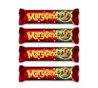 Maryland Chocolate Chip & Hazelnut, 200g x Pack of 4 | Chocolate Chip Cookie Bundle Pack