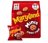 Maryland Cookies Chocolate Chip Minis (99 kcal 414 kJ per mini bagx6) - 2 Pack