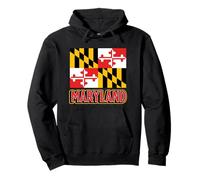 Maryland Flag Men Women Kids Marylander Pullover Hoodie
