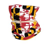 Maryland Flag Print Headband Neck Gaiter Head Wrap Headwear
