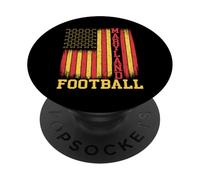 Maryland Football - Maryland Football Lover US Flag Game Day PopSockets Adhesive PopGrip