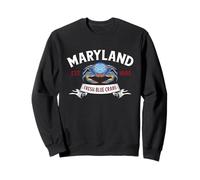 Maryland Fresh Blue Crabs Bay Seafood Baltimore Annapolis Sweatshirt
