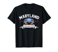 Maryland Fresh Blue Crabs Bay Seafood Baltimore Annapolis T-Shirt