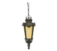 Maryland Large Chain Lantern Finished in Weathered Bronze