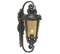 Elstead Baltimore 1 Light Outdoor Large Wall Lantern Light Weathered Bronze Ip44, E27