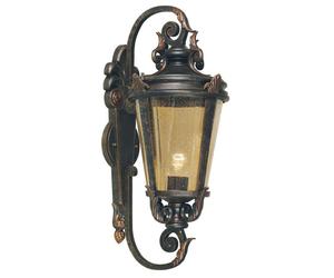 Maryland Large Wall Lantern Finished in Weathered Bronze