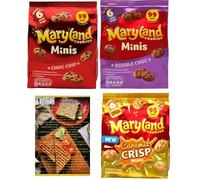 Maryland Mini Biscuit Bundle, Caramel Crisp, Chocolate and Double Chocolate with Kitchenfella 'Top 10 Movie Treats'