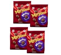 Maryland Multipack Cookies, Mini Double Chocolate Chip Biscuits Bundle (6 x 19.8g) 118.8g, Snack Treat By Snackify | Lunch box kids Lover | Kids Birthday Gift for Him & Her (Pack of 4 bags)
