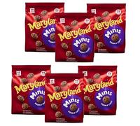 Maryland Multipack Cookies, Mini Double Chocolate Chip Biscuits Bundle (6 x 19.8g) 118.8g, Snack Treat By Snackify | Lunch box kids Lover | Kids Birthday Gift for Him & Her (Pack of 6 bags)