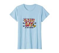 Maryland Old Bay in My Veins Crab Lover Gift T-Shirt, Women, Baby Blue, XL